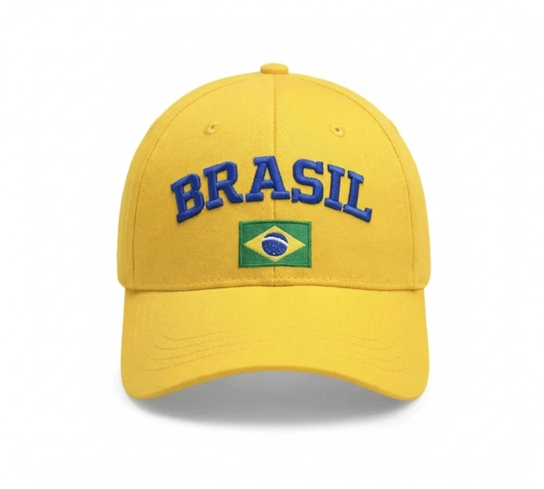 Boné Brasil Amarelo