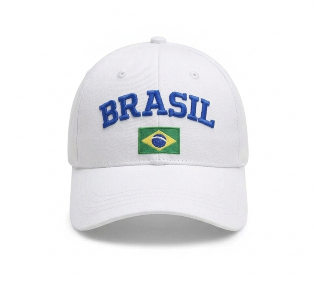 Boné Brasil Branco